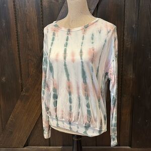 Young fabulous & broke tie dye crew neck sweater